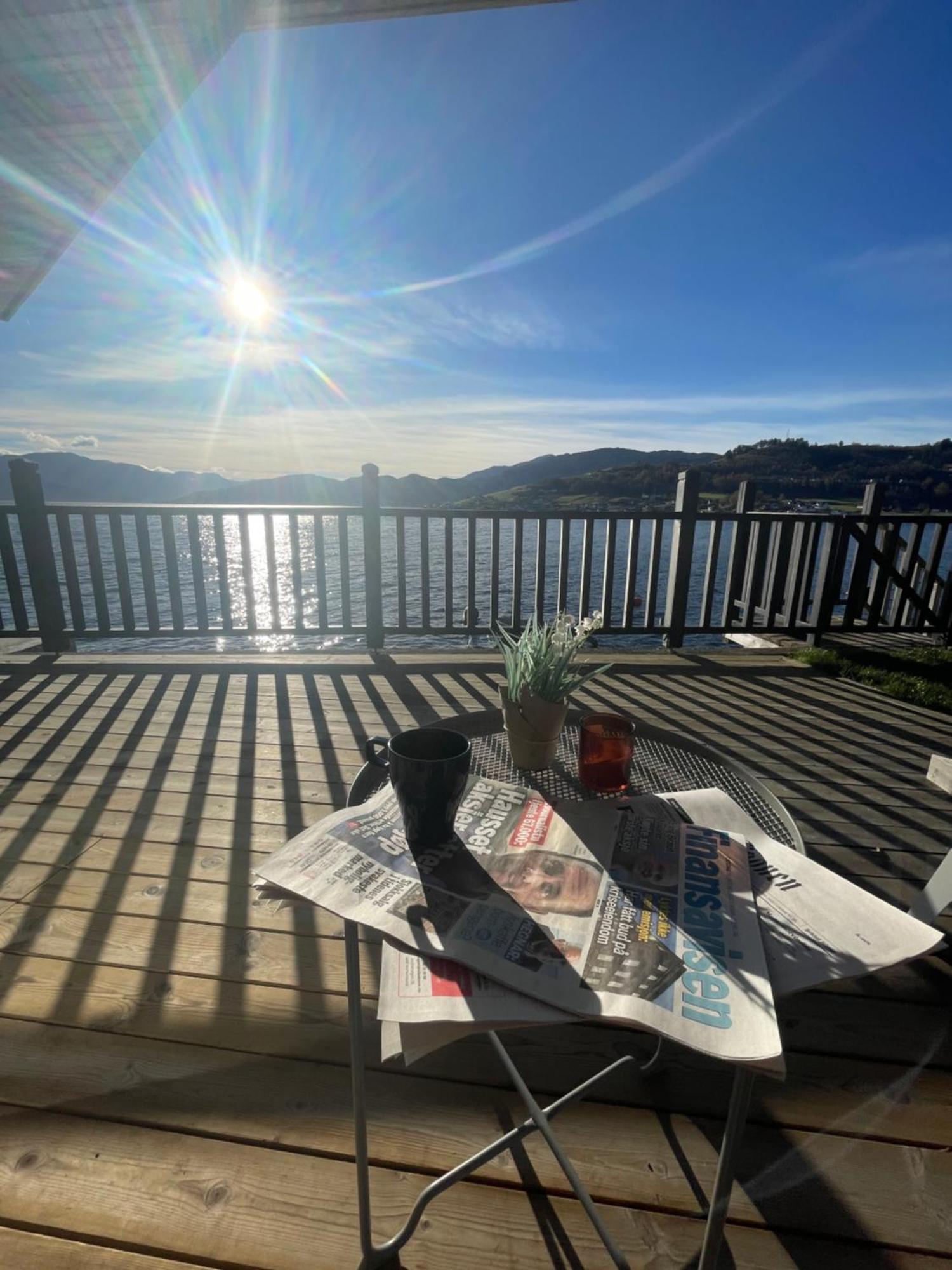 Panoramaresort In Hardangerfjorden Leilighet I Sjokanten Ved Hardangerfjorden For 7 Personer Boat , Sauna,Kajak, Sup For Rent Øystese Esterno foto